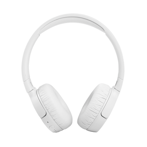 JBL Tune 660NC - White - Wireless, on-ear, active noise-cancelling headphones. - Front